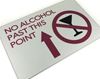 Metal Safety signs