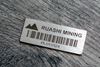 Laser engraved Mining tags